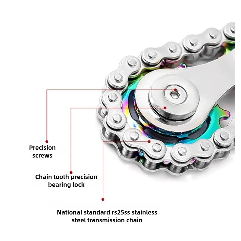 Metal Fidget Spinner Brinquedo de Escritório para Alívio do Estresse Engrenagens Girador de Mão para Adultos decoração de mesa decoração para casa Aliviar o estresse relaxar