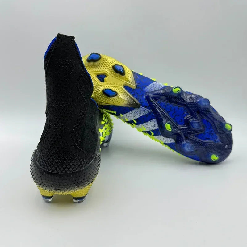 New Men Football Field Boots Professional Original Soccer Shoes Resistant Unisex Comfortable Ankle Cleats Football Shoes Outdoor