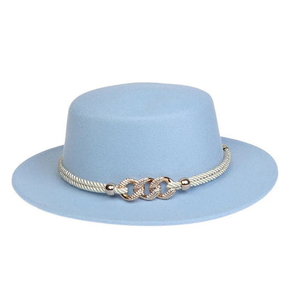 British Style Felt Fedora Jazz Hat Elegant Wedding Party Trilby Lightweight Unisex Fashionable Headwear