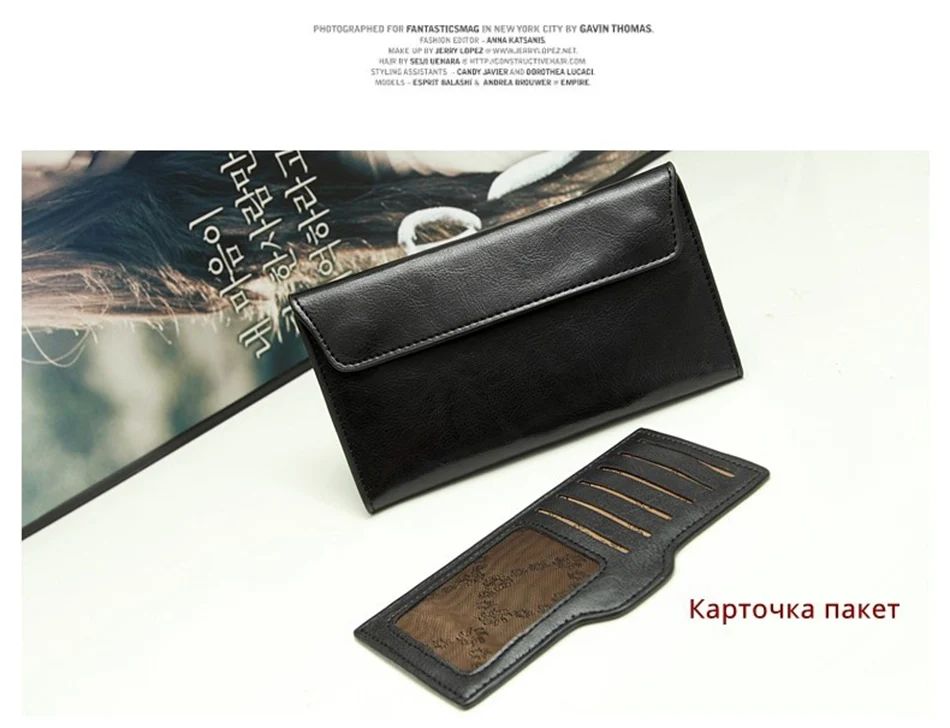 Slim Genuine Leather Women Wallet Female Long Clutch Bag Luxury Design Wallets and Purses Ladies Card Holder Vallet Sac A Main