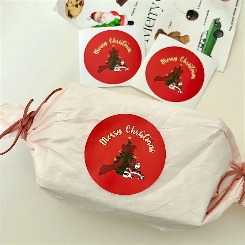 500PCS Custom Stickers and Customized Logos Wedding Birthday Gift Box Stickers Design Your Own Labels Personalize Stickers