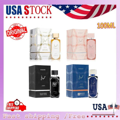 Amber and Citrus Fragrance Lattafa Hayaati Men's and Women's Perfume 100ml, Woody Scent, Long-lasting Guaranteed Gift