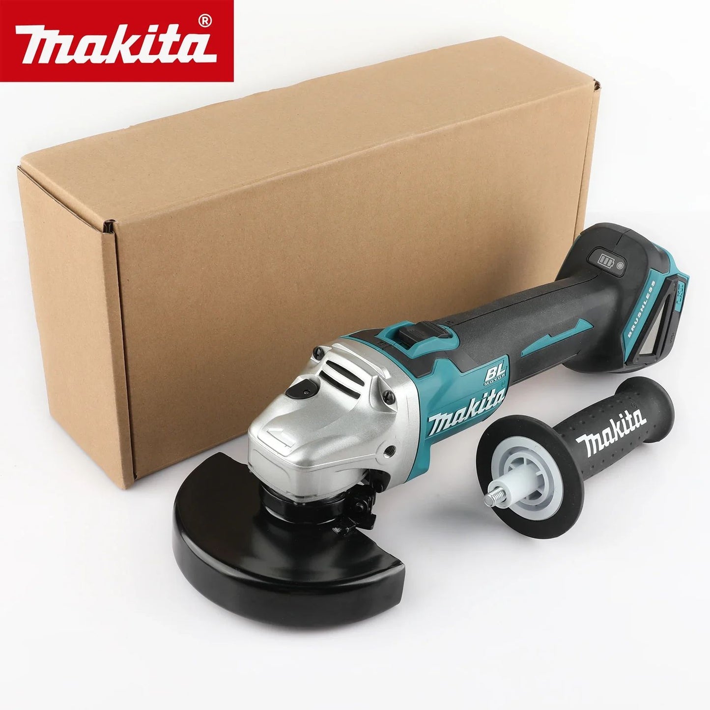 Makita DGA504 18V 6.0Ah 125mm Esmerilhadeira Angular de Lítio Recarregável sem Escovas Máquina de Corte de Alta Potência Máquina de Polimento