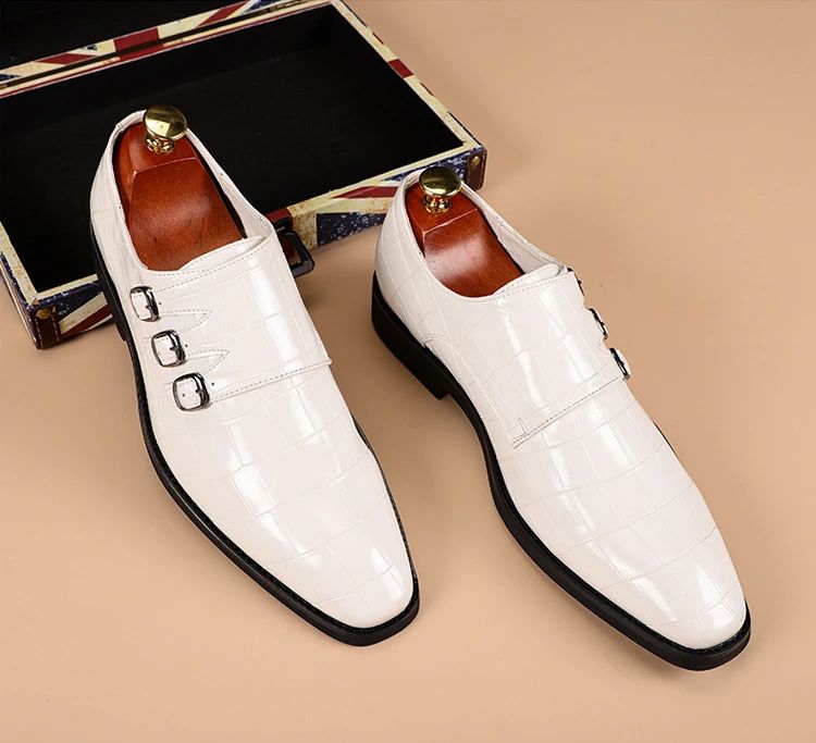 Slip on Dress Shoes Men Oxfords Fashion Business Office Men's Shoes Classic Luxury Leather Male Suits Shoes Italian Wedding Shoe