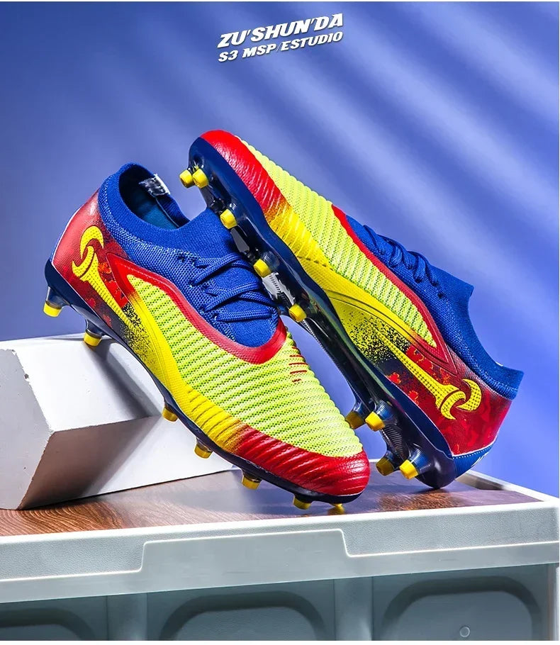 Men Football Shoes Fast Non-Slip Outdoor Football Field Boots Professional Grass Training Soccer Shoes Society Cleats Sneaker