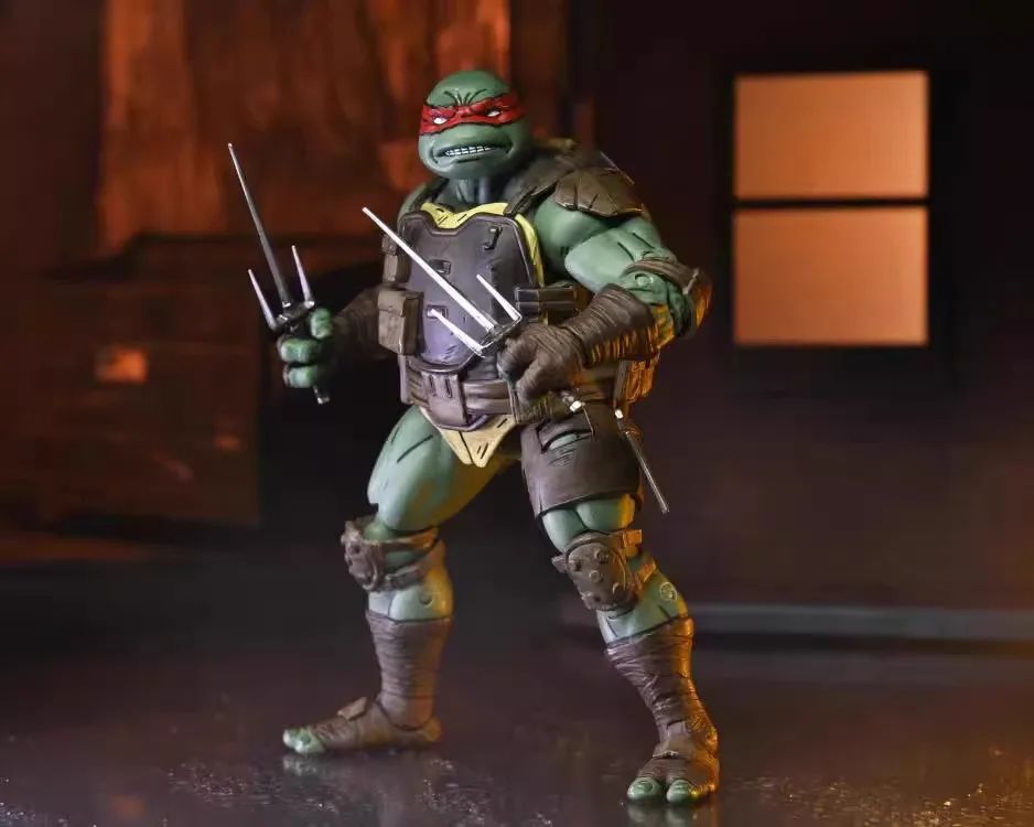 18CM NECA 54317 The Last Ronin Rafael Boneco Anime 7 Polegadas Figura de Ação Modelo PVC Decoração Brinquedo Presente