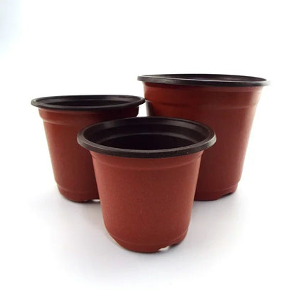 Flowerpot Plastic Grow Box Fall Resistant Tray For Home Garden Plants Nursery Cup Transplant Flower Plant Pots D4