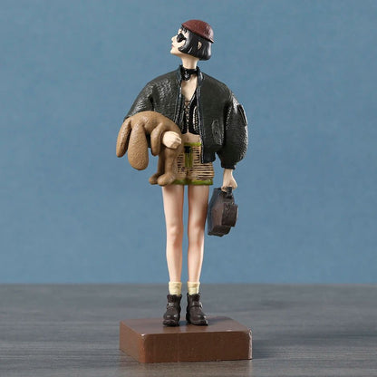 2pcs The Professional Leon Mathilda PVC Figure Toy Statue Doll Gift