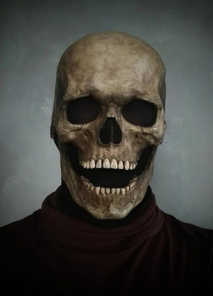 Halloween Mask Latex Scary Horror Decoration Full Head Skull Mask Helmet Cosplay Jaw Masque Gifts Party Costume Pro Mask