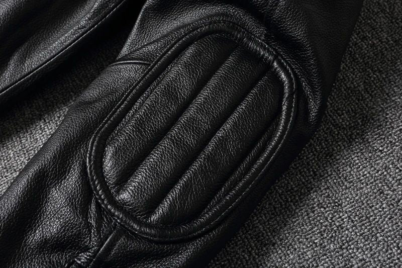 2025 New Leather Jacket Top Layer 100% Cowhide Leather Clothes Men's Stand Collar Motorcycle Clothes  Autumn Winter Plus Size