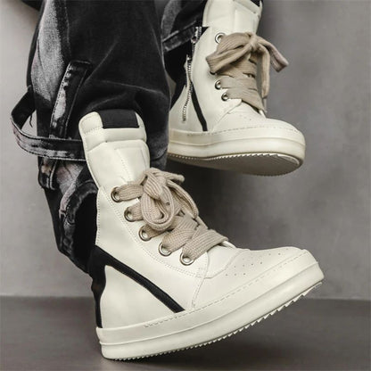 2025 Botas de Moda Masculina de Inverno Estilo Urbano Botas de Aumento de Altura Sapatos Esportivos Casuais Leves para Adultos Femininos Tênis