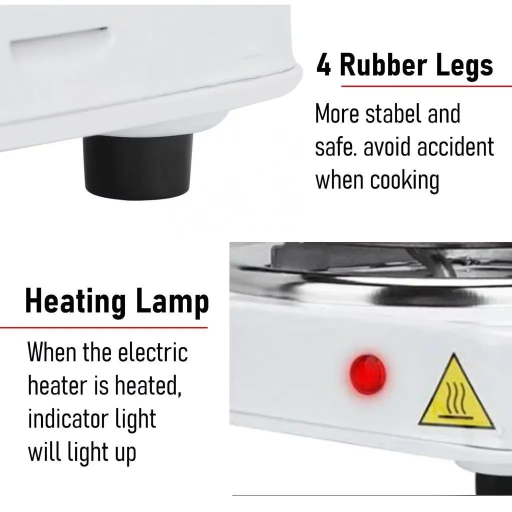 Fogão Elétrico 220V 1000W Chapa Quente Queimador de Ferro Fogão de Cozinha para Casa Aquecedor de Café Eletrodomésticos Plugue EU