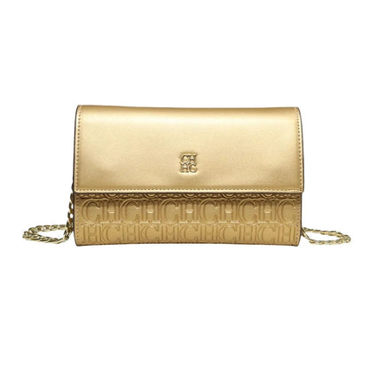 Exquisite Craftsmanship Women's Crossbody Bag Light Luxury Design Chain Bag Letter Elements Color Blocked Women's Chain Bag