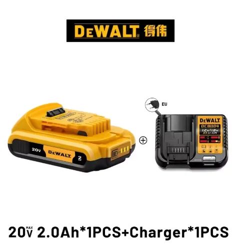 Bateria DEWALT 20V 6AH recarregável de íon de lítio carregador DCB118 Parafusadeira furadeira elétrica sem escovas DCD805 ferramenta elétrica