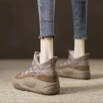 Fur Warm Chelsea Snow Boots Winter Women Casual Shoes  New Short Plush Ankle Boots Flats Sport Short Boots Ladie Botas Mujer