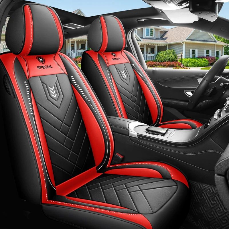 Car Seat Cushion Four Seasons Universal Artificial Leather Seat Cover 2026 Newly Upgraded Waterproof Seat Cover car accessories