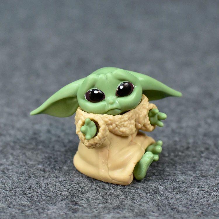New 5pcs/set Baby Yoda Grogu Mandalorian Action Figure Toys 4-7cm Yoda Baby Action Toys Star Wars Figuras Hot Xmas Gifts