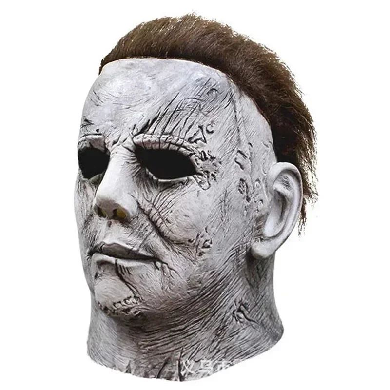 2026 Masque d'Halloween en Latex Unisexe Michael Myers Moordenaar, Accessoire de Cosplay