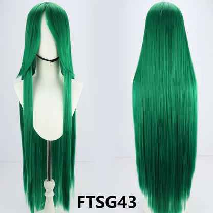Perucas sintéticas de cabelo rosa com volume de ar, seda de cabelo macia de alta temperatura, cabelo a granel, peruca longa, cacheada, de ondas grandes, lisa, para Cosplay