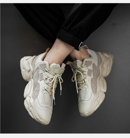 Men Sneakers Hidden Heels Elevator Shoes Plus Size 45 46 Heightening Shoes For Men Fashion Breathable 8cm 6cm Sports Taller Shoe