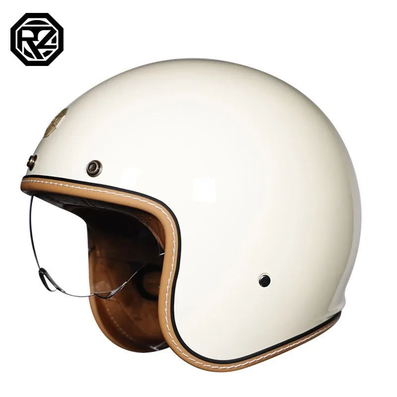 Retro Half Helmet for Motorcycle & Electric Vehicle - Unisex Universal Fit with Personalized Designs