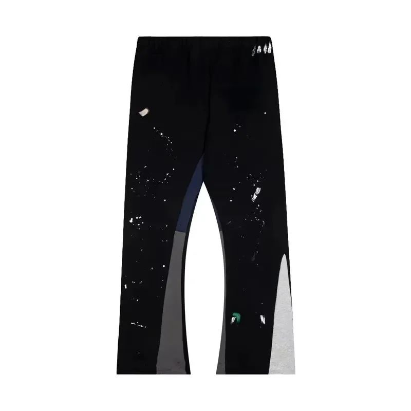 Tie Dye Sweatpants Fashion Y2K Retro Men's and Women's Hip Hop Letter Loose Casual Stretch Waist Jogging Pants