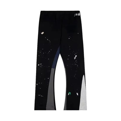 Tie Dye Sweatpants Fashion Y2K Retro Men's and Women's Hip Hop Letter Loose Casual Stretch Waist Jogging Pants