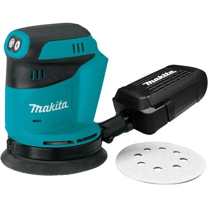 Lixadeira Roto-Orbital a Bateria Makita DBO180Z 18V Sem Escovas para Marcenaria Lixamento Polimento de Massa Ferramenta Sem Bateria