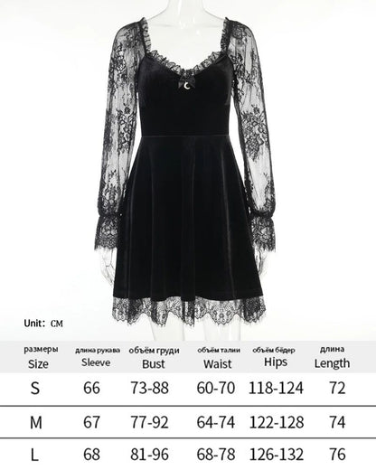 Dark Halloween Lace Dress Punk Trend Sexy Evening Dress Suspender Skirt For Women