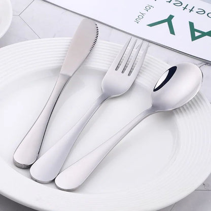 Creative Kids Stainless Steel Knife Fork and Spoon Set Home Steak Knife  Coffee Spoon, Stirring Spoon