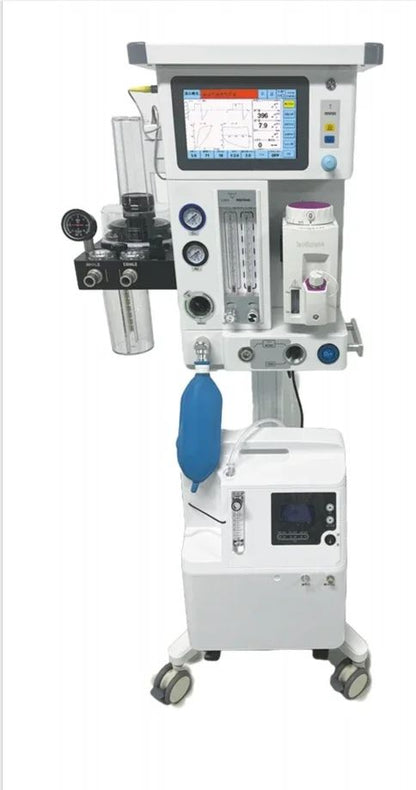 Máquina de Anestesia Veterinária Integrada DA1200V9 com Aquecimento de Circuito Respiratório para Animais de Estimação e Fonte Dupla de Ar Inteligente