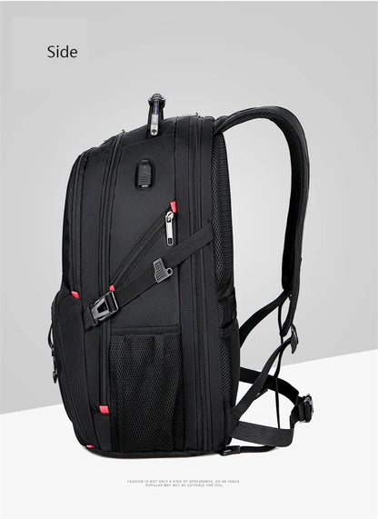 2025 Swiss-Multifunctional bags Durable 17 Inch Laptop Backpack, Travel Bag,College Bookbag,USB Charging Port,Water Resistant