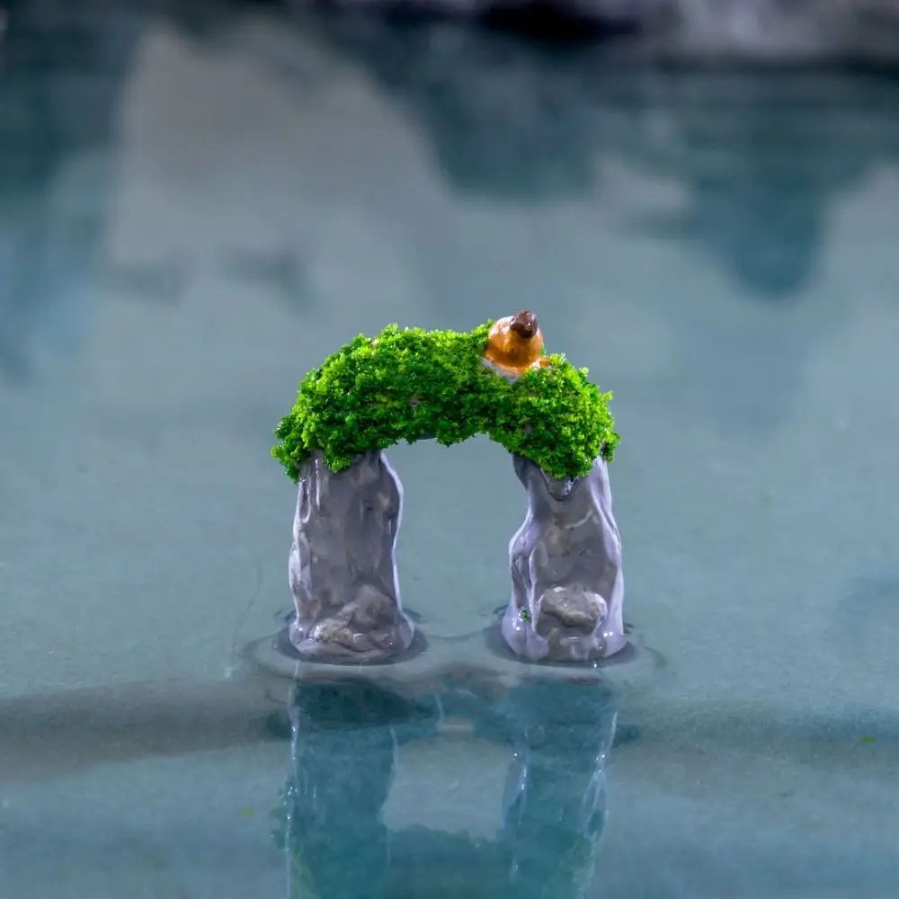 1SET Doll House Miniature Bench Stools White Chair Cute Fairy Garden Gnome Moss Terrarium Bonsai DIY Craft Home Decoration
