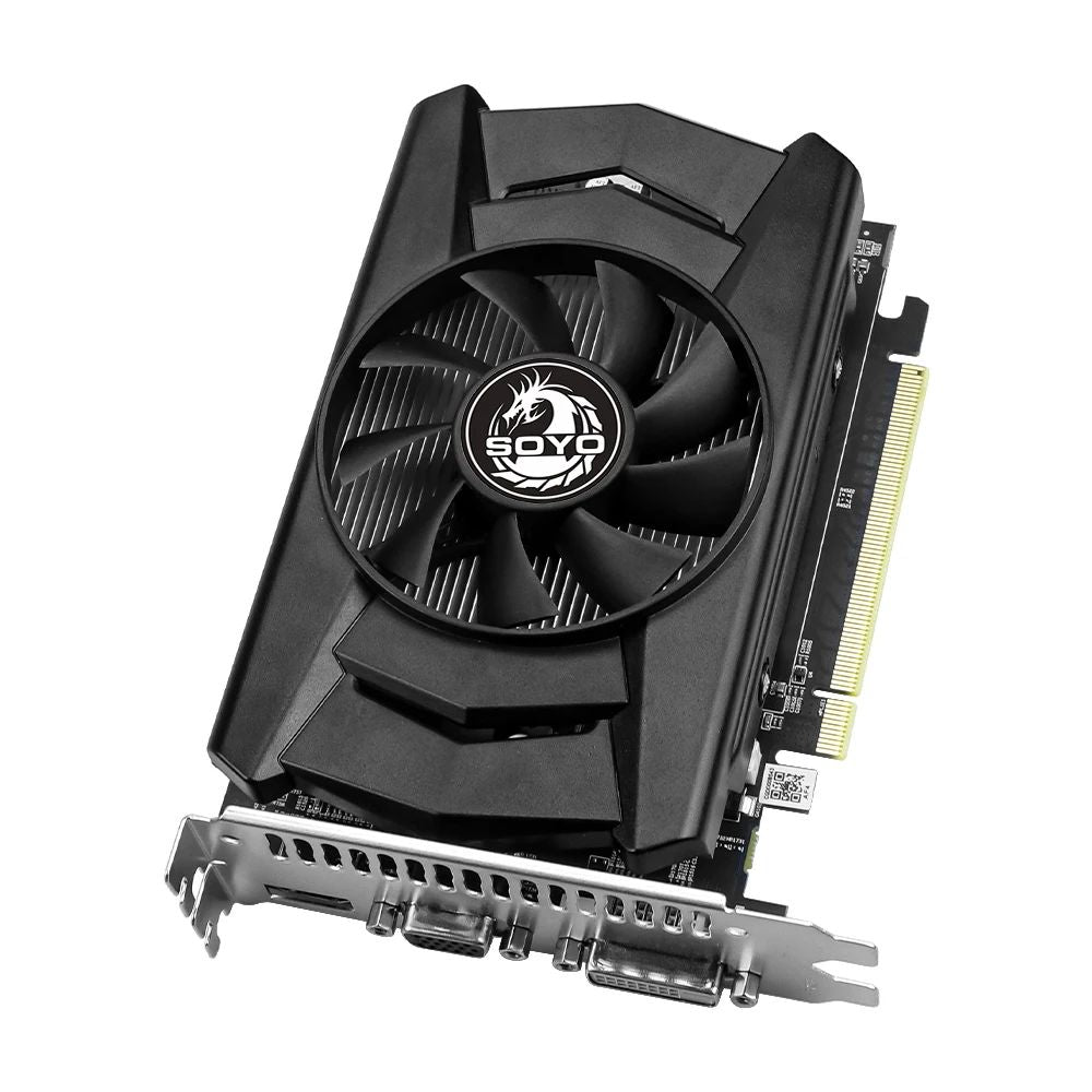 Placa de Vídeo SOYO AMD Radeon R7 350 4GB Memória DDR5 128Bit HDMI-compatível VGA DVI para Componentes de Computador de Mesa