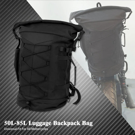 Motorcycle Universal Luggage Backpack Sissy Bar Backrest Bag Tail Rack Bag Multifunction Outdoor Backpack Handbag With Straps