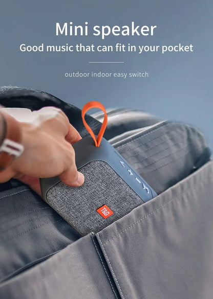 Caixa de Som Portátil TG506 Mini Soundbar Sem Fio Bluetooth 5.0 para Ambientes Internos e Externos HIFI Suporte para Cartão TF Rádio FM À Prova D'Água