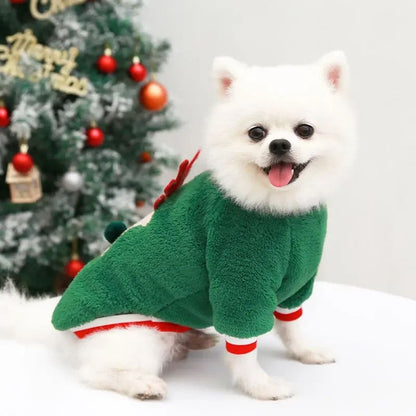 Roupa de Natal para Cães Roupa de Inverno Quente para Cães de Pequeno e Médio Porte Alce Papai Noel Cães Gatos Casaco Moletom Fantasia de Natal para Cães