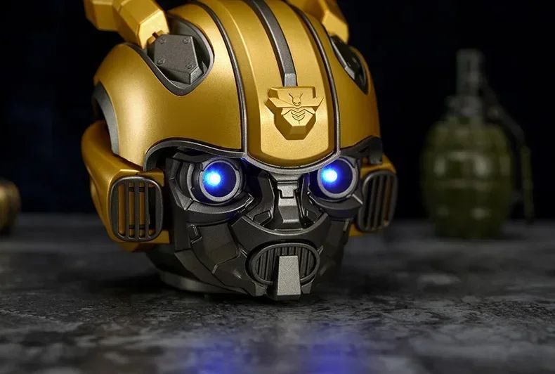 Alto-falantes Bluetooth Bumblebee Transformers Novo Desenho Animado Criativo Sem Fio Cartão Mini Externo Pequeno Acústica Megafone Echo Dot