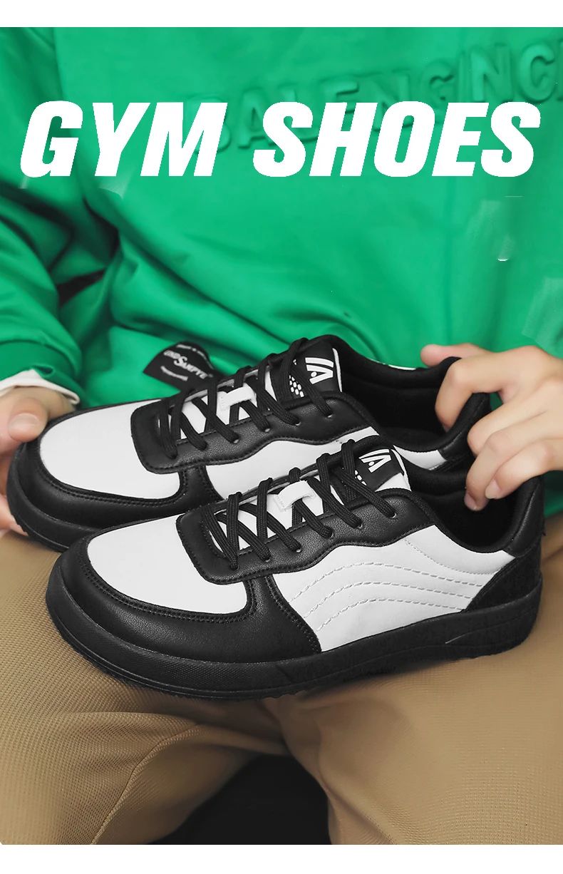 2025 New Mens Casual Shoes Leather Fashion Breathable Sneakers Anti Slip Travel Shoes Lace Up Flats Shoes Comfortable Men Shoes