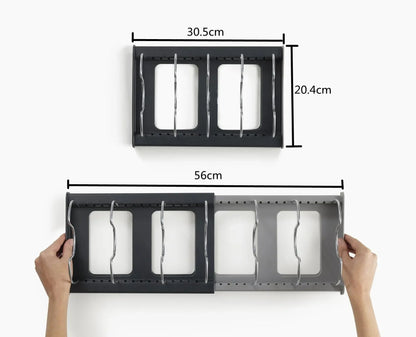 2025 HOT NEW Pot lid storage rack, suitable for cabinet drawers, a kitchen organizing tool suitable for storing cookware.