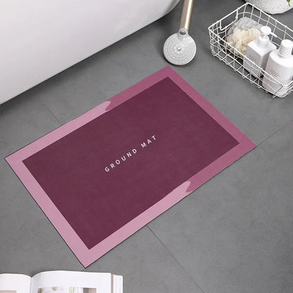 Bath Mat Super Absorbent Non Slip Bath Bathroom Rug Quick Drying Bath Shower Rug     Kitchen Entrance Door Mats Home Floor Mat