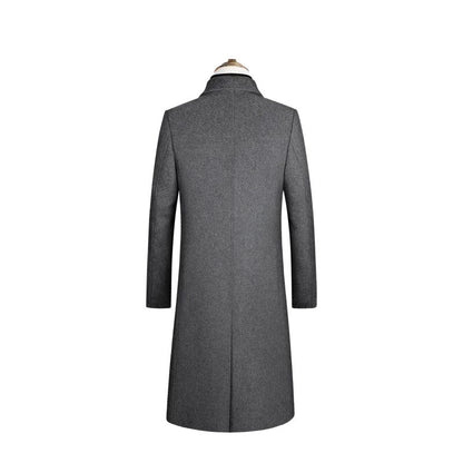 Wool content 30%,New woolen overcoat in autumn and winter, men clothing,coat men, winter coat men, coats for men,men winter coat