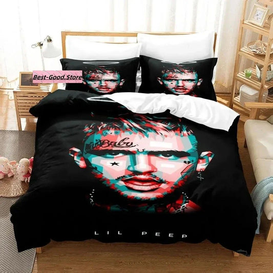 Lil Poop Bedding Set Single Twin Full Queen King Size Bed Set Aldult Kid Bedroom Duvetcover Sets 3D Print bed sheet set 2022