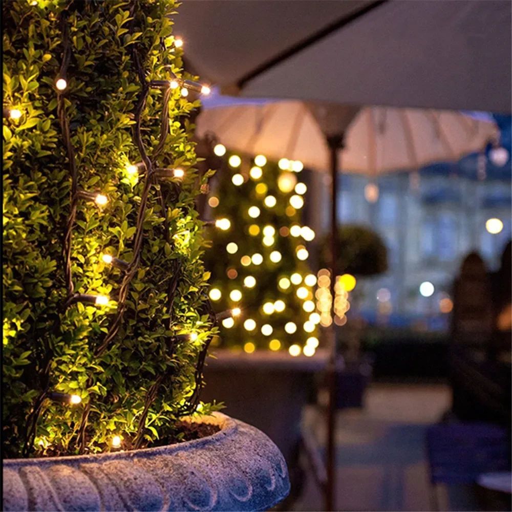 Solar String Lights Outdoor 20/50/100/200 LED Solar Waterproof Lights with 8 Lighting Mode Garland Lights for Tree Party Decor