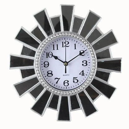 10 Inch Retro Home Wall Decoration Wall Clock Time Accurate Border Three-dimensional Hanging Quartz Clock for Decoration
