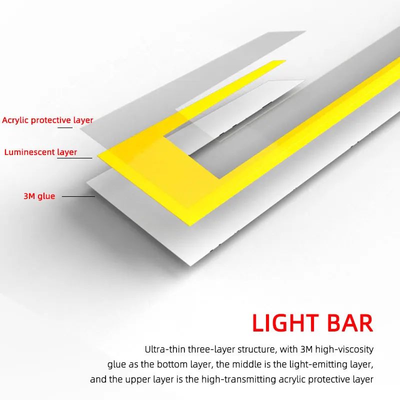 Luzes de Advertência LED para Capacete de Moto, Capacete para Pilotagem Noturna, Tira de Luz Fria EL à Prova d'Água, Adesivo, 4 Acessórios de Pisca-pisca