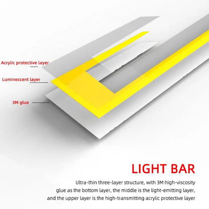 Luzes de Advertência LED para Capacete de Moto, Capacete para Pilotagem Noturna, Tira de Luz Fria EL à Prova d'Água, Adesivo, 4 Acessórios de Pisca-pisca