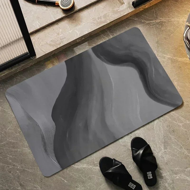 Quick Dry Bath Mats Super Absorbent Rug Bathroom Non Slip Bath Rug Toilet Carpet Front Entrance Door Mat Tapetes De Baño
