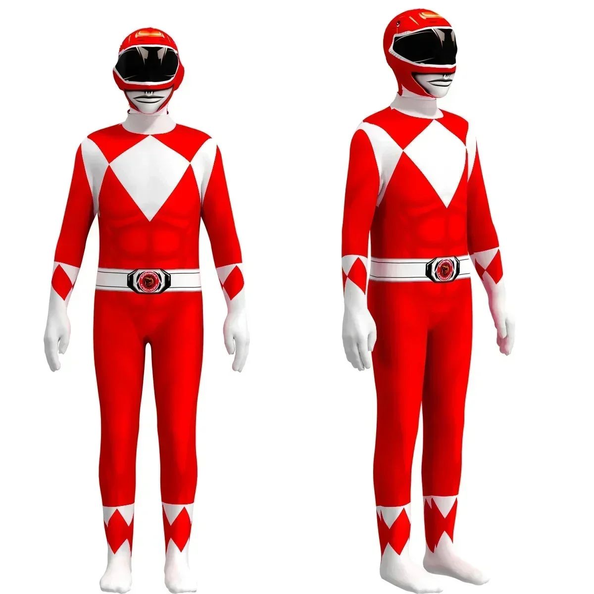 Adult Samurai Sentai Shinkenger Rangers Costume Adult  Superhero Cosplay Halloween Birthday Party Jumpsuit Zentai Suit