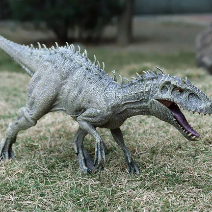 Estatueta Indominus Rex Estátua Tiranossauro Rex Boneco de Ação Dinossauro Escultura Decoração de Sala Acessórios de Mesa